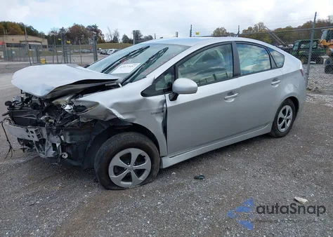 2013 Toyota Prius Two из США, поврежденный, VIN JTDKN3DU9D1717652